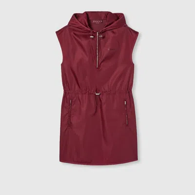 Gucci Fine Nylon Dress With Logo