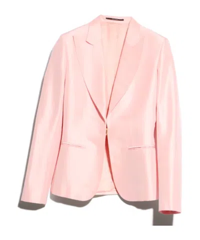 Gucci Fine Silk Faille Jacket In Pink