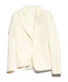 Gucci Fine Silk Faille Jacket In Neutral