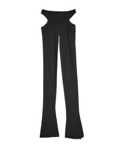 Gucci Fine Technical Knit Leggings In Black