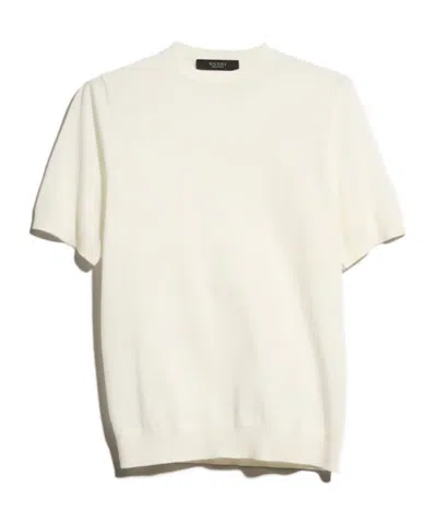 Gucci Fine Wool Sweater With Embroidery In Neutral