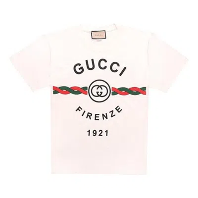 Gucci Firenze Print Tee 'white'