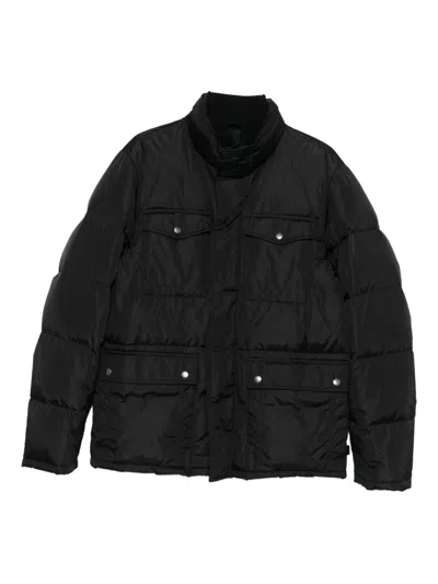 Gucci Flap-pocket Padded Jacket In Black
