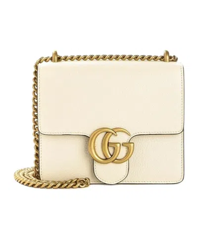 Gucci Flap Shoulder Bag In White