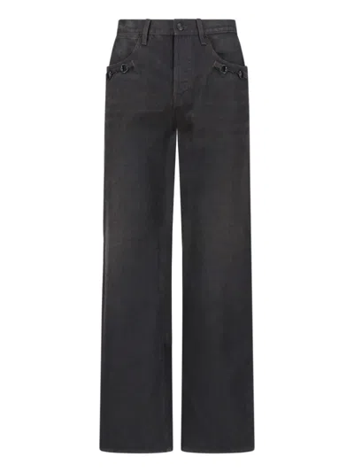 Gucci Schlagjeans "morsetto" In Black