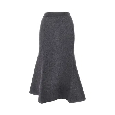 GUCCI FLARED KNITTED MIDI SKIRT