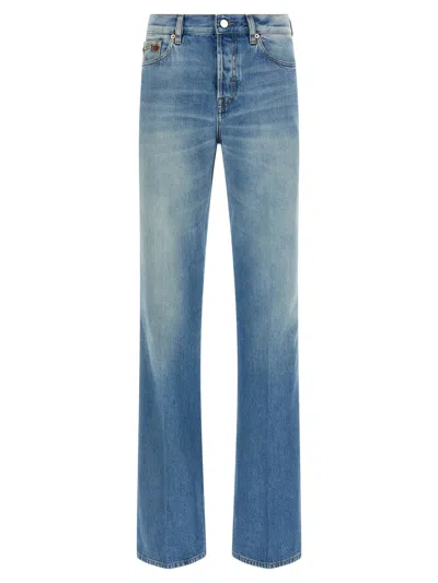 Gucci Rosso Ancora Jeans In Blue