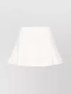 Gucci Flared Midi Skirt Textured Fabric In White