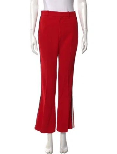 Pre-owned Gucci Flared Pants In Red