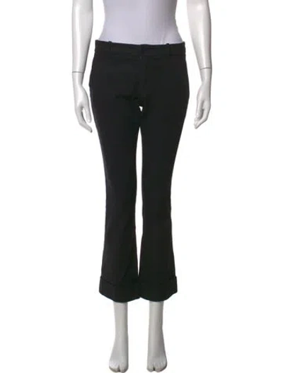 Pre-owned Gucci Flared Pants In Black
