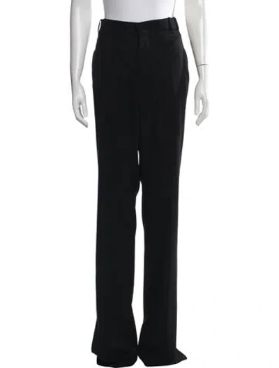 Pre-owned Gucci Flared Pants In Black