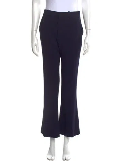 Pre-owned Gucci Flared Pants In Blue