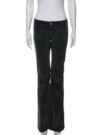 Pre-owned Gucci Flared Pants In Gray