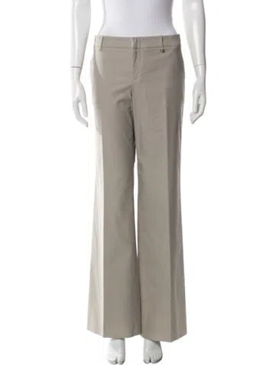 Pre-owned Gucci Flared Pants In Gray