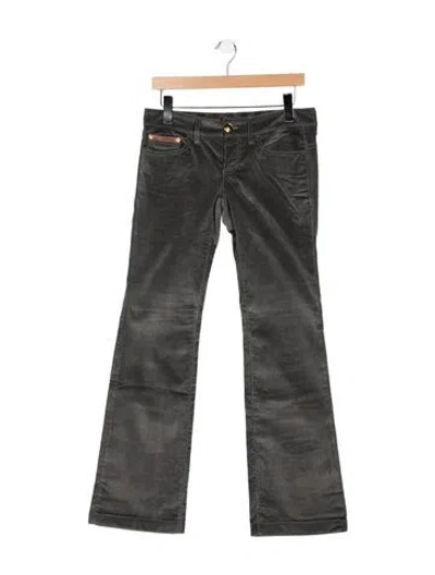 Pre-owned Gucci Flared Pants In Grey