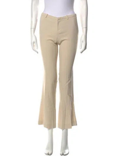 Pre-owned Gucci Flared Pants In Neutrals