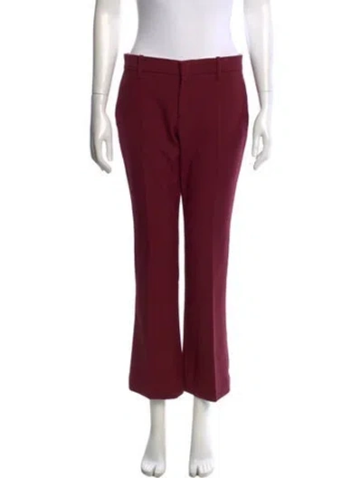 Pre-owned Gucci Flared Pants In Purple