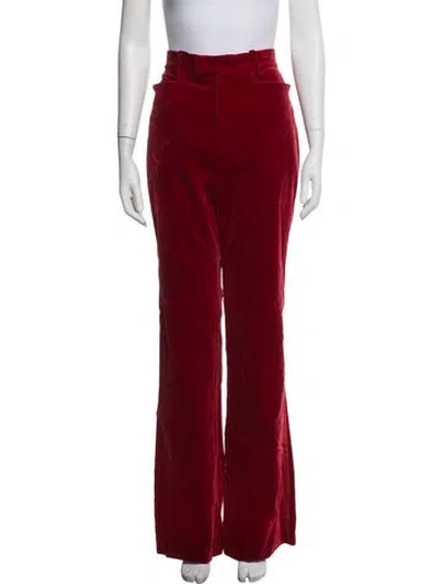 Pre-owned Gucci Flared Pants W/ Tags In Red
