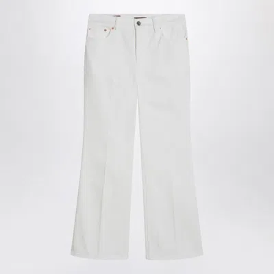 Gucci Flared Trousers In White