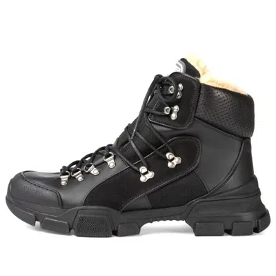 Gucci Flashtrek High-top With Wool 'black'