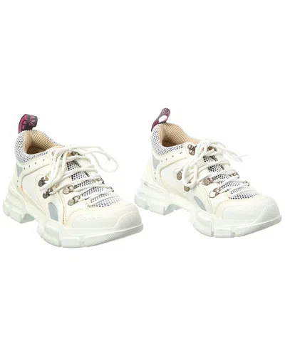 Gucci Flashtrek Leather & Mesh Sneaker (authentic Pre-loved)