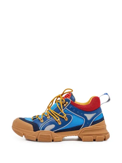 Pre-owned Gucci Flashtrek Low-top Sneakers In Blue