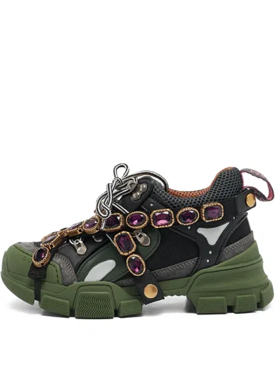 Pre-owned Gucci Flashtrek Sneakers