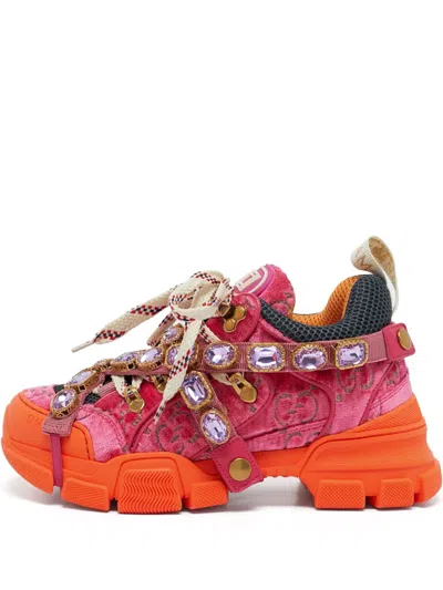 Pre-owned Gucci Flashtrek Sneakers