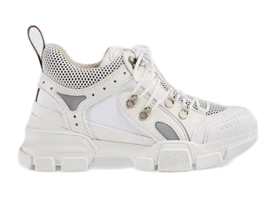 Pre-owned Gucci Flashtrek (women's) Sneakers In White