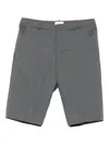 Gucci Flat-front Pocket Shorts In Gray