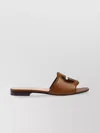 Gucci Interlocking G Cutout Leather Sandal