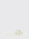 Gucci Stylish Interlocking Cut-out Sandals With 10mm Heel In White