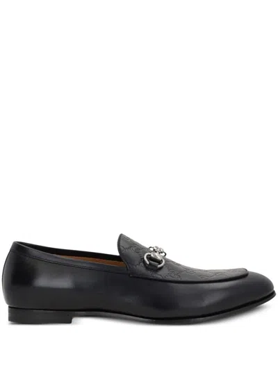 Gucci Leather Loafers In Black
