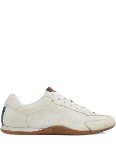 Gucci Elan Washed Leather Low-top Sneakers In Multi