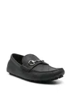 Gucci Loafers Featuring Horsebit Detail And Rubber Sole In Black