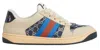 Gucci Denim Sneakers Embellished Gg Crystals In Multi