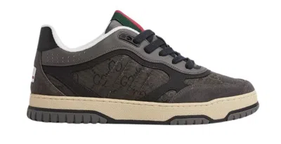 Gucci Interlocking G Suede Trim Sneakers In Multi
