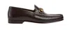 Gucci Horsebit Leather Loafers In Black