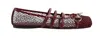 Gucci Mesh-panel Buckle Ballet Flats In Multi