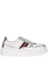 Gucci Flat Shoes In Silver