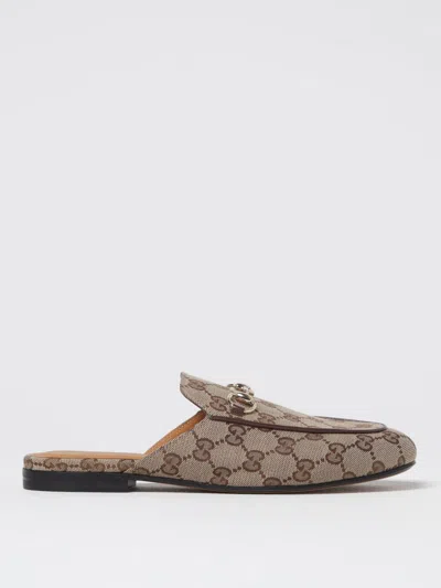 Gucci Flat Shoes Woman Beige
