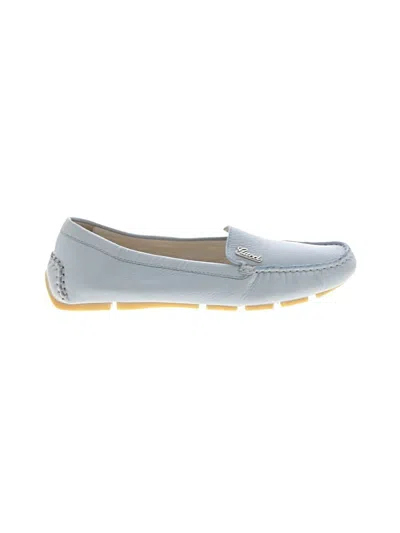 Pre-owned Gucci Flats In Blue