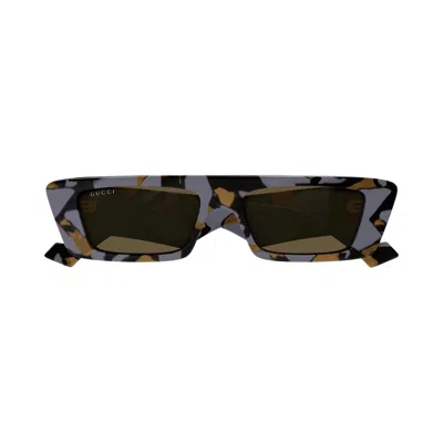 Pre-owned Gucci Flattop Frame Sunglasses 'havana/brown' | Men's Size Onesize