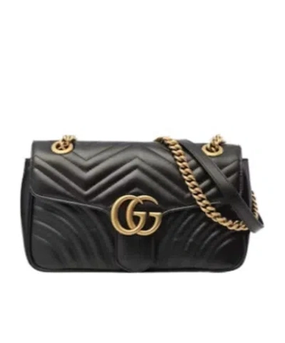 GUCCI GUCCI GG MARMONT 2.0 CHAIN LINKED SHOULDER BAG