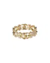 Gucci Flora 18k 0.70 Ct. Tw. Diamond Ring (authentic Pre-loved) In Gold