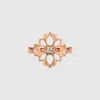 Gucci Flora 18k Diamond Ring In Gold