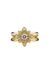 Gucci Flora 18k Diamond Ring In Gold