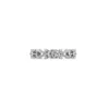 Gucci Flora 18k Ring With Diamonds In White Gold