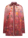 Gucci Flora Chemisier Style Blouse