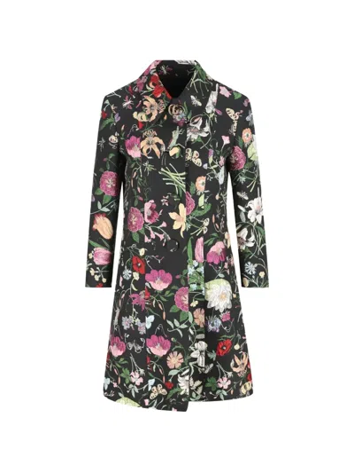 Gucci Flora Coat In Multi